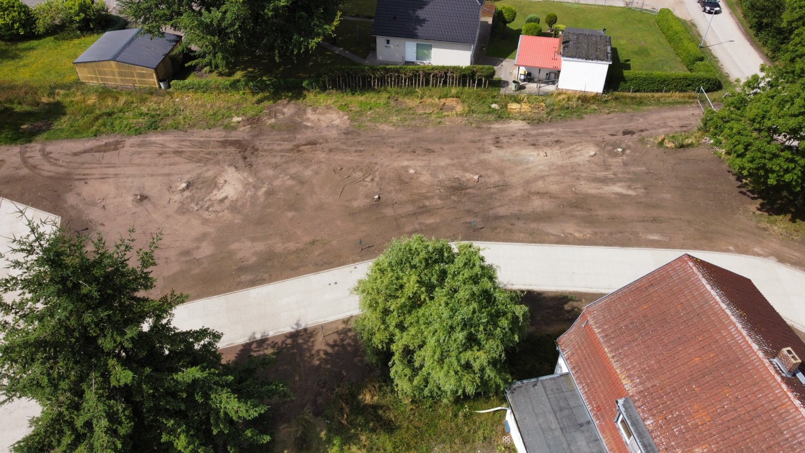 voll erschlossenes Baugrundstück für DHH nahe Zinnowitz